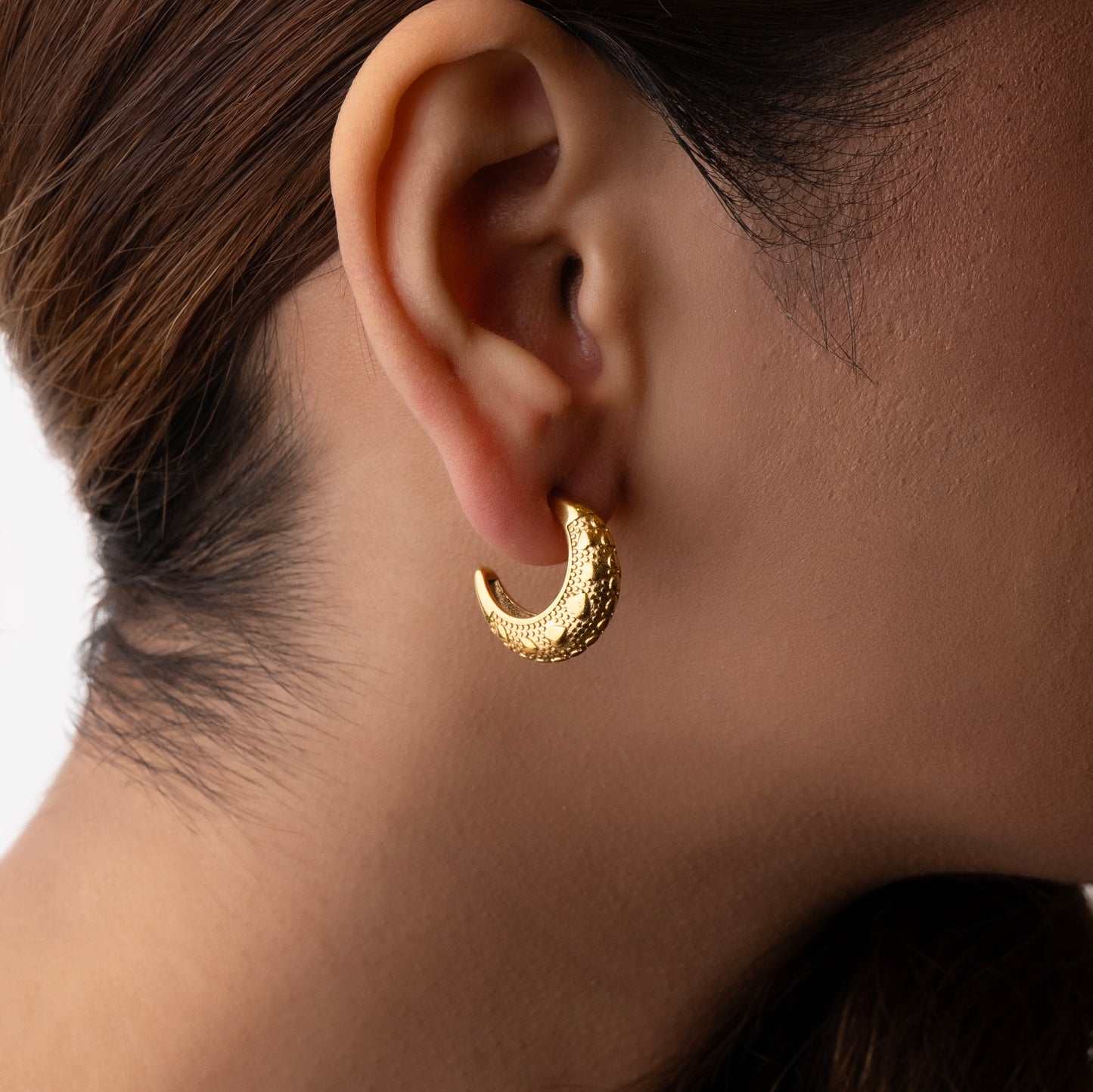 Golden Moonlight Studs