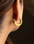 Chic Gold Essence Earrings Seebora