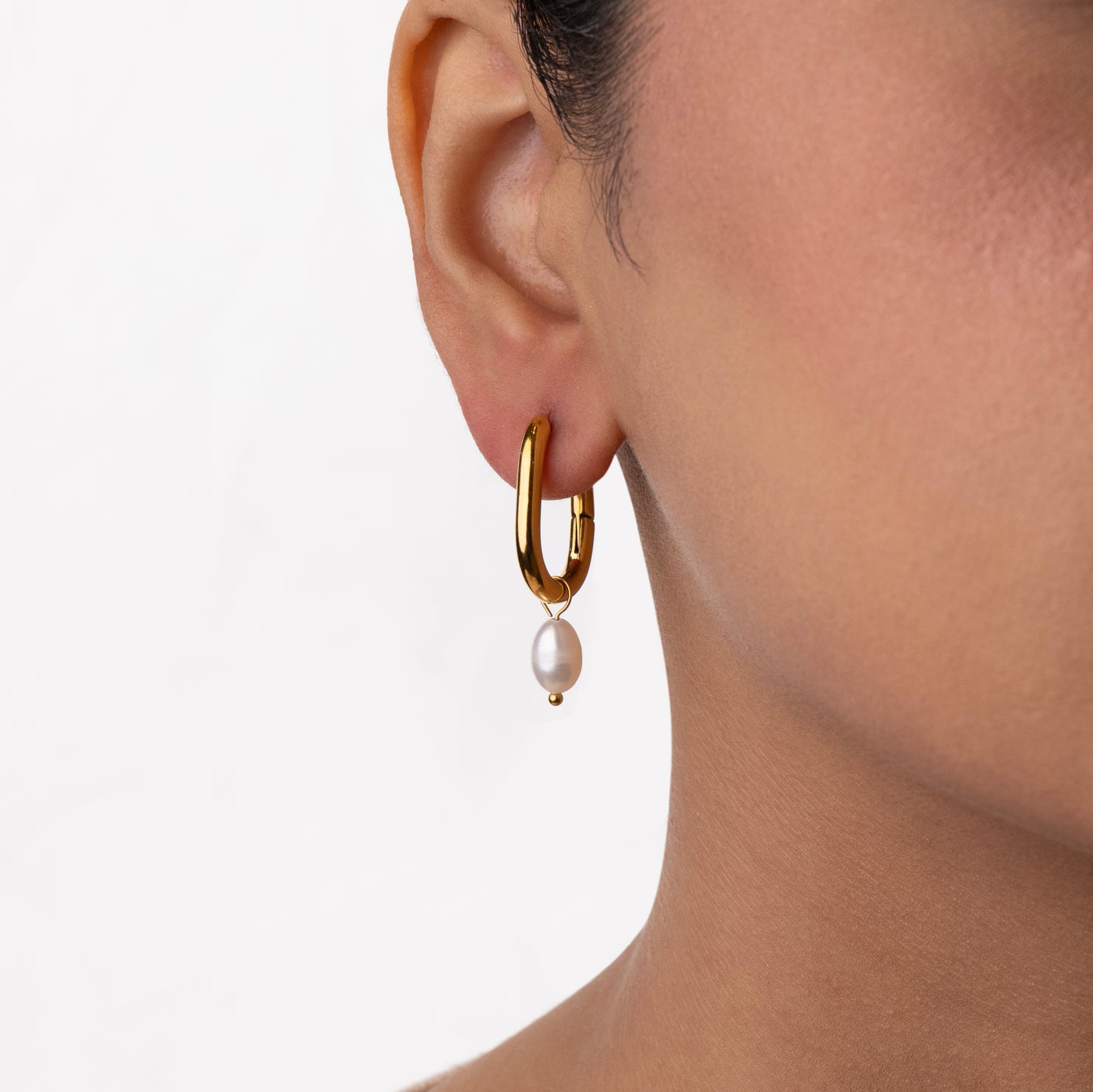 Pearl Elegance Hoops