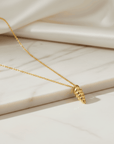 Spiral Elegance Necklace | 24K Gold Plated & Anti-Tarnish Seebora
