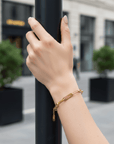 Radiant Gold Link Bracelet Seebora