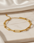 Radiant Gold Link Bracelet Seebora