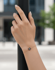 Star Shadow Minimal Bracelet | Cubic Zirconia & 14K Gold Plated Seebora