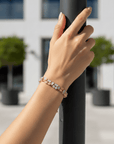 White Magic Bracelet | Rainbow Moonstone 18K Gold Plated Brass Bracelet Seebora