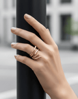 Curved Elegance Ring Seebora