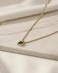 Golden Greenstone Pendant Seebora
