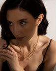 The Demeter Golden Grain Pendant Necklace