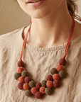 Woven Sphere Necklace Seebora