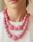 Bubblegum Geo Drop Necklace