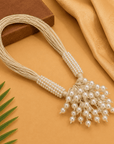 Pearl Cascade Weave Necklace Seebora