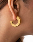 Chic Gold Essence Earrings Seebora