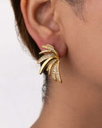 Golden Glimmer Earrings