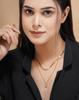 White Magic Dual Chain Necklace
