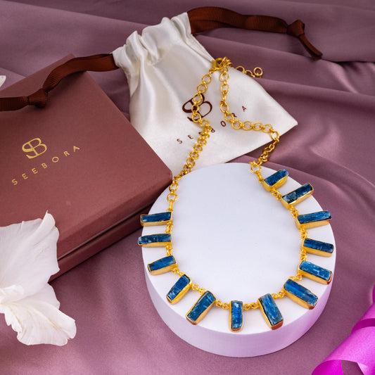 The Kyanite Streak Necklace