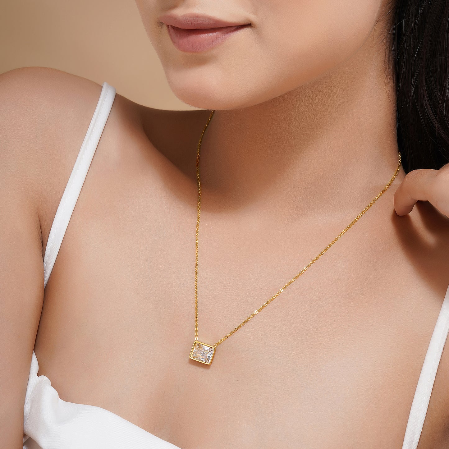 White Magic Stone Necklace