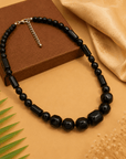 midnight pebble necklace
