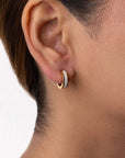 Radiant Glow Hoop Earrings Seebora