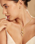 Mesuki Cross Pendant, Religious Pendant, Gothic Pendant, Statement Pendant.