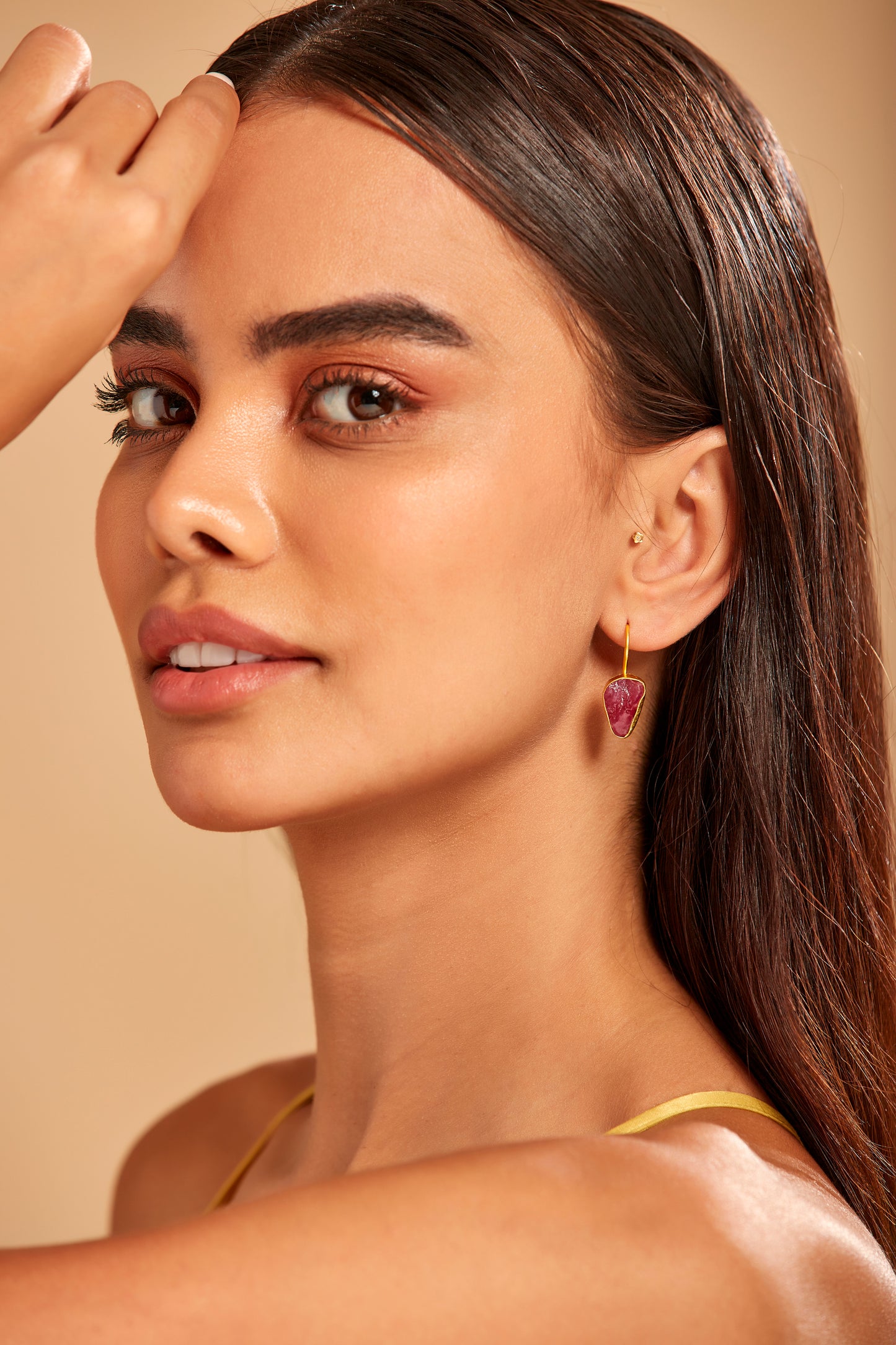 The Rogue Ruby Earrings