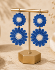 Azure Bloom Earrings Seebora