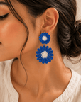 Azure Bloom Earrings Seebora