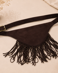 Mocha Nomad Fringe Belt