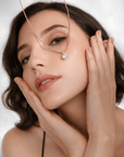 The Aphrodite Pendant Necklace | Cubic Zirconia & 14K Gold Plated Seebora