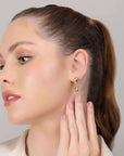 The Gold Drop Earrings Seebora