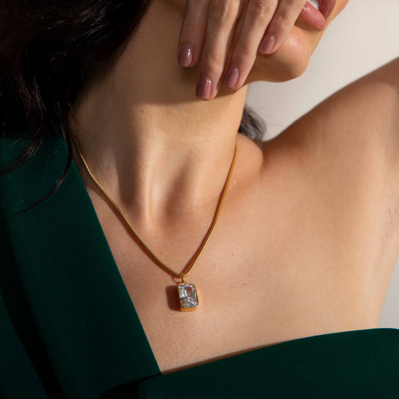 The Topaz Pendant Necklace
