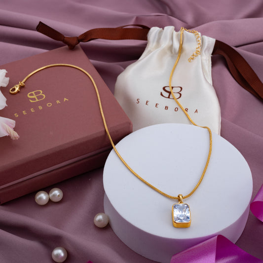 The Topaz Pendant Necklace