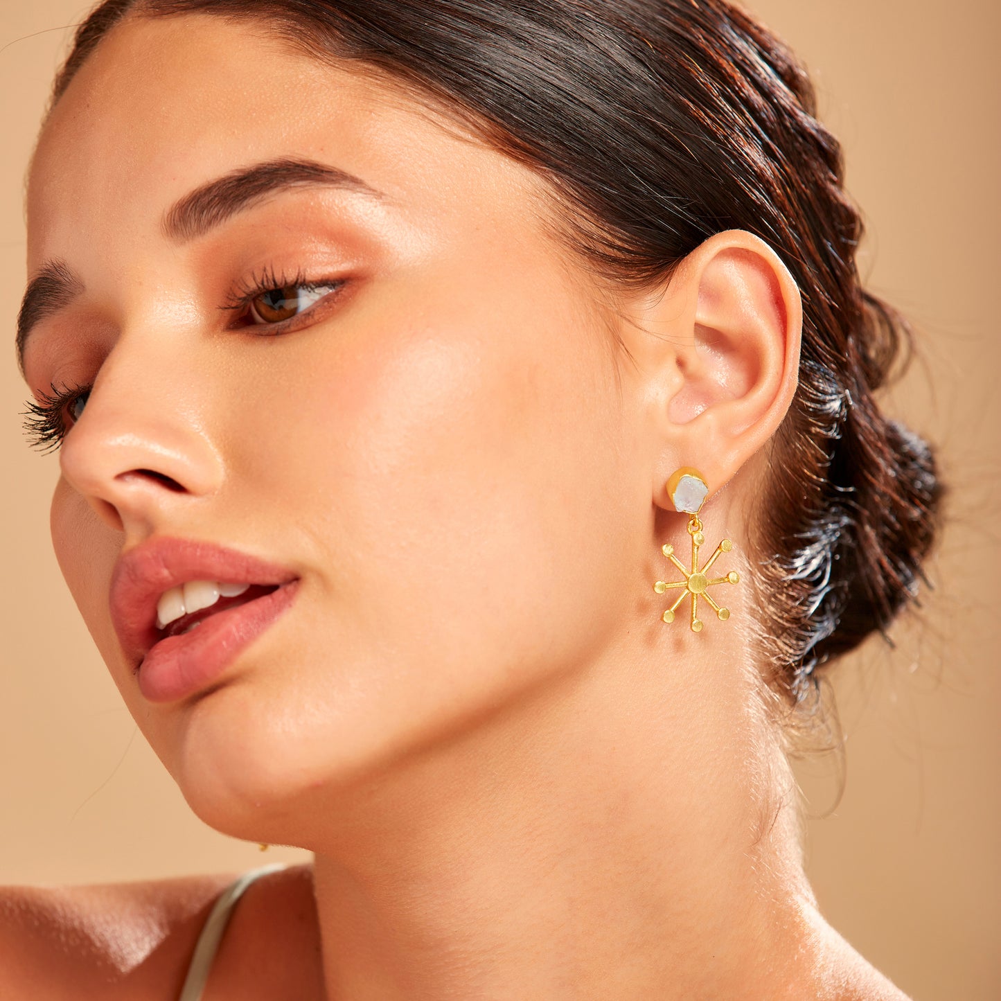 The Jade Star Earrings