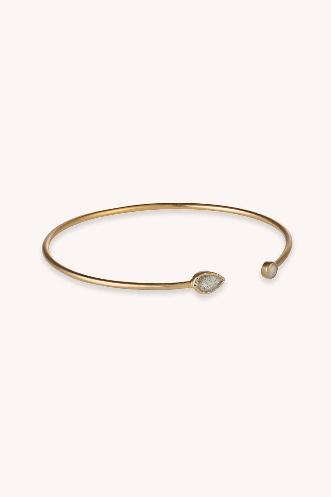 The Labradorite End Cuff Bracelet