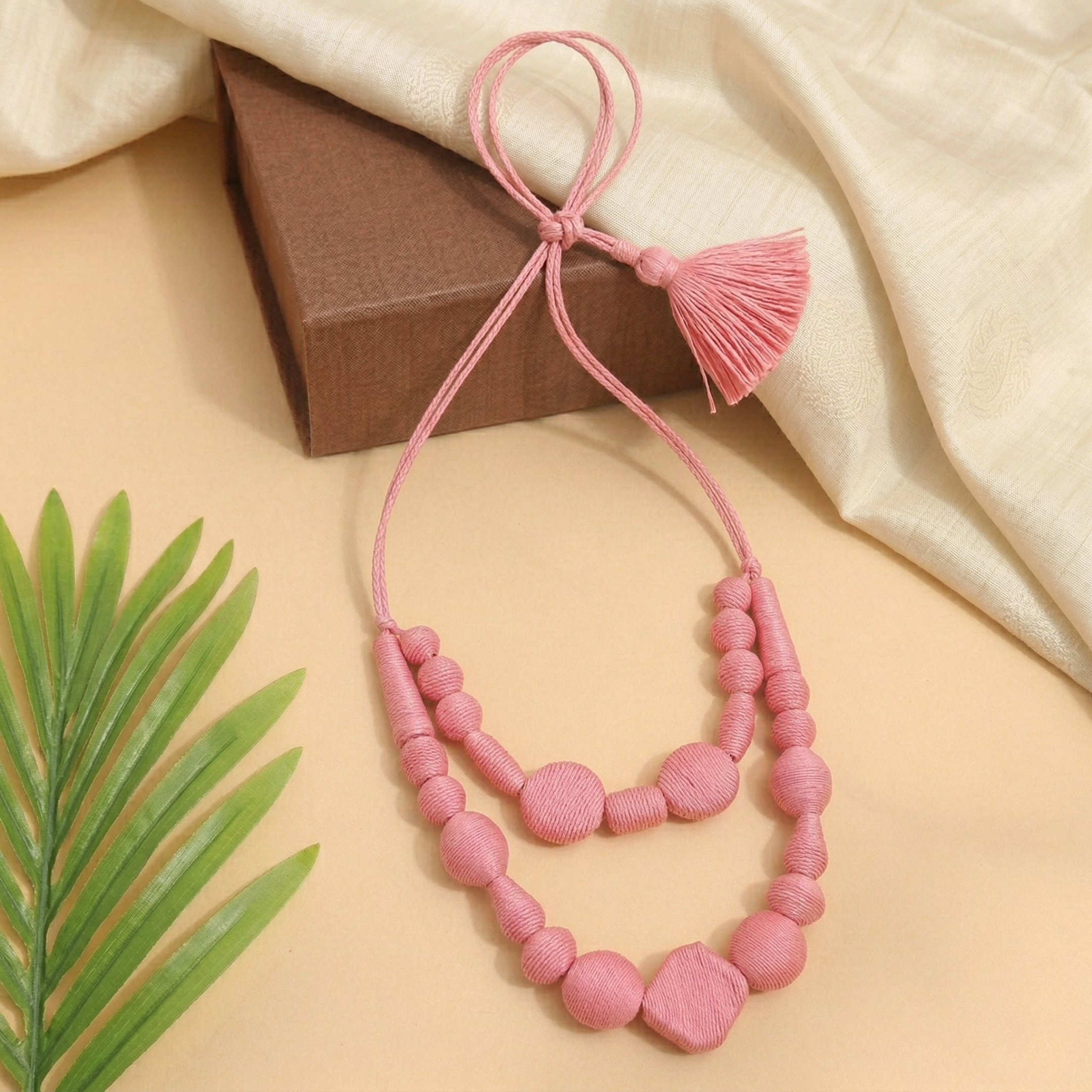 Bubblegum Geo Drop Necklace