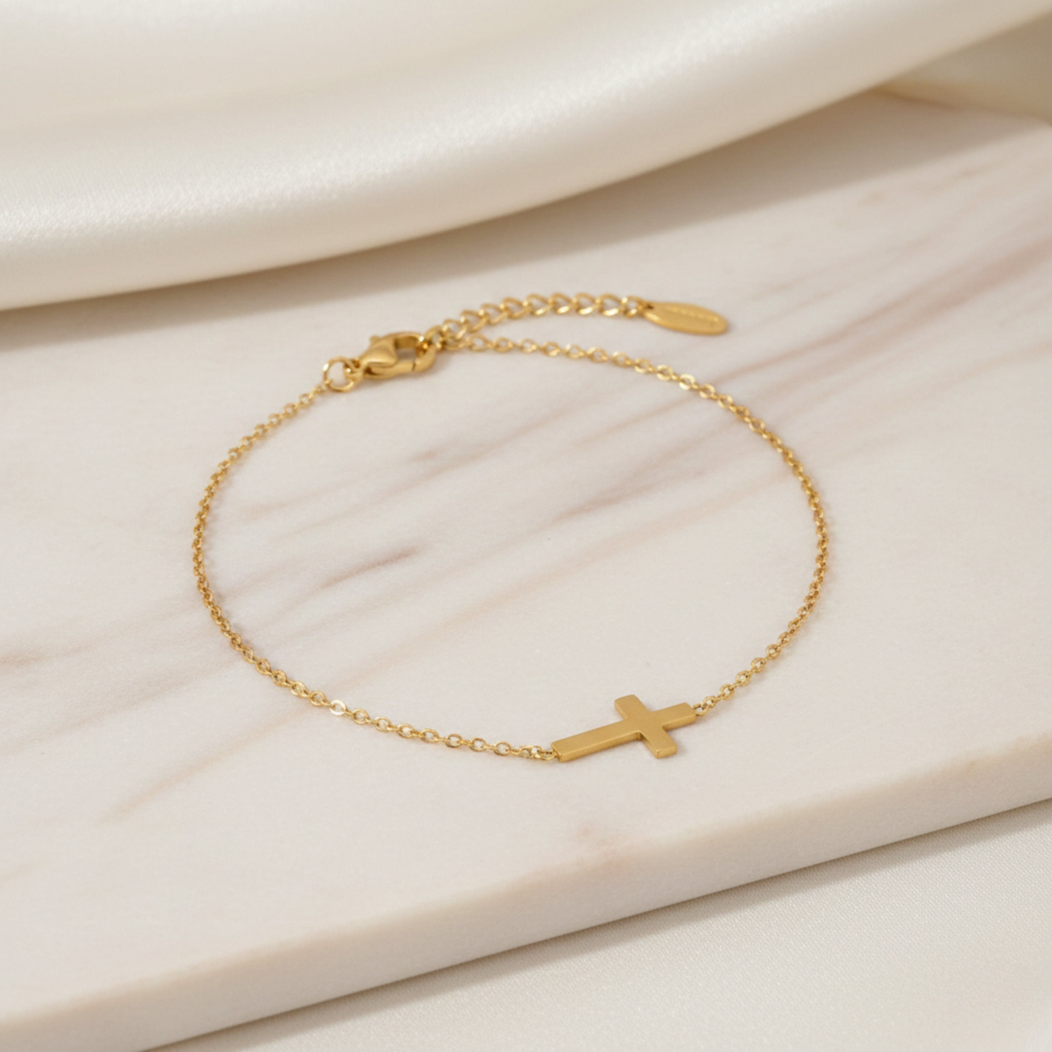 Cross Charm Bracelet