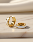 Radiant Glow Hoop Earrings