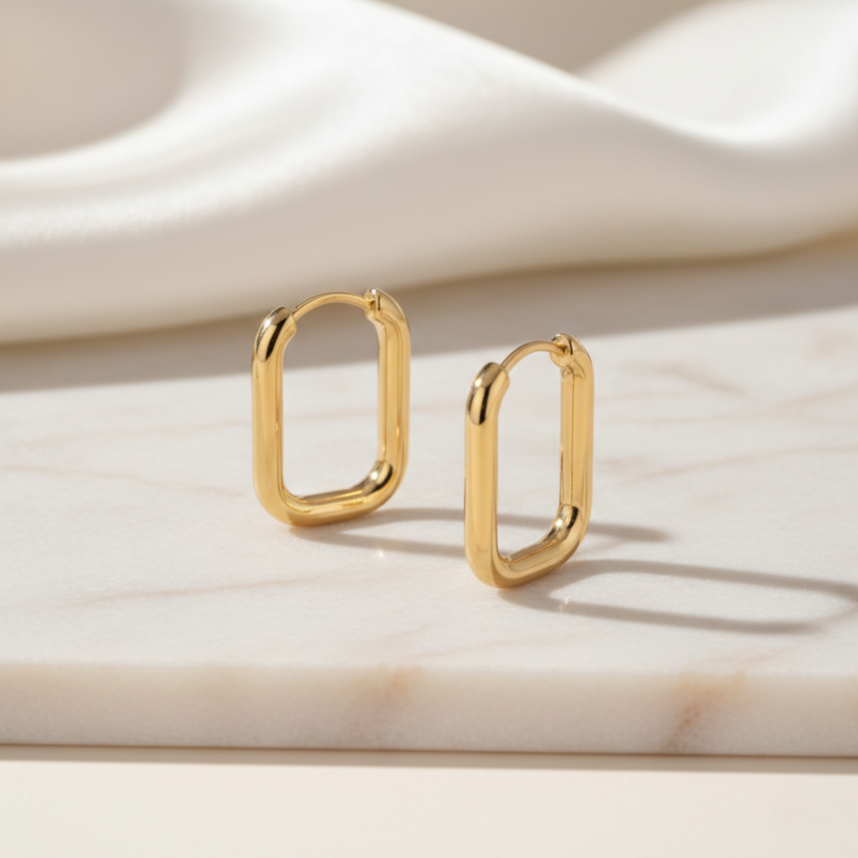 The Demeter Sunlit Hoop Earrings