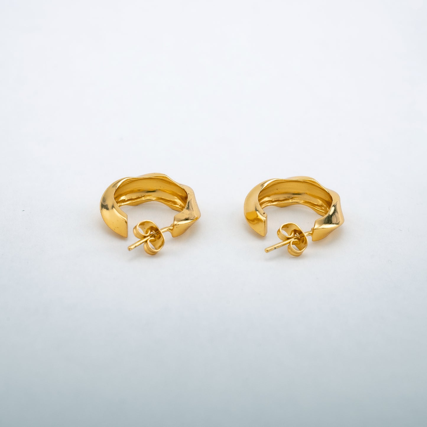 The Athena Gilded Hoop Earrings