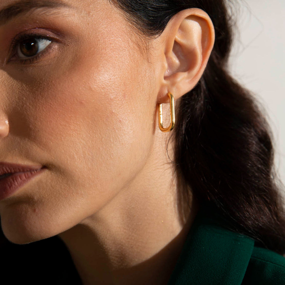 The Demeter Sunlit Hoop Earrings