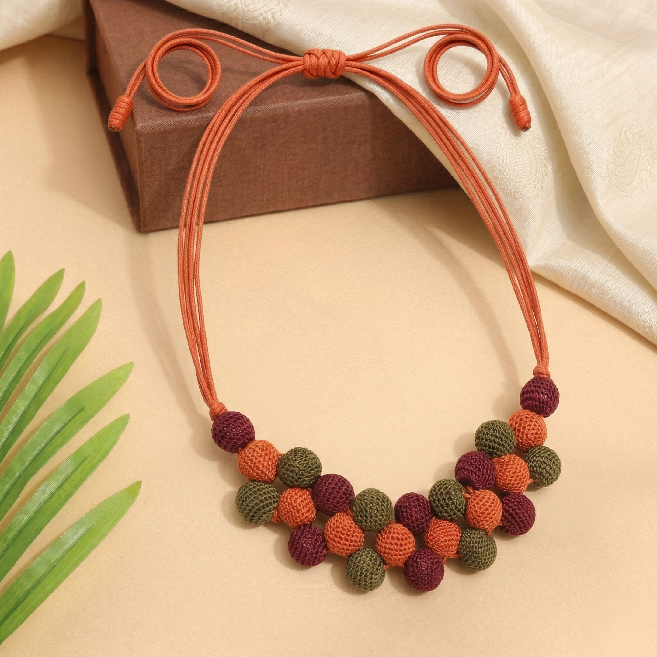 Woven Sphere Necklace