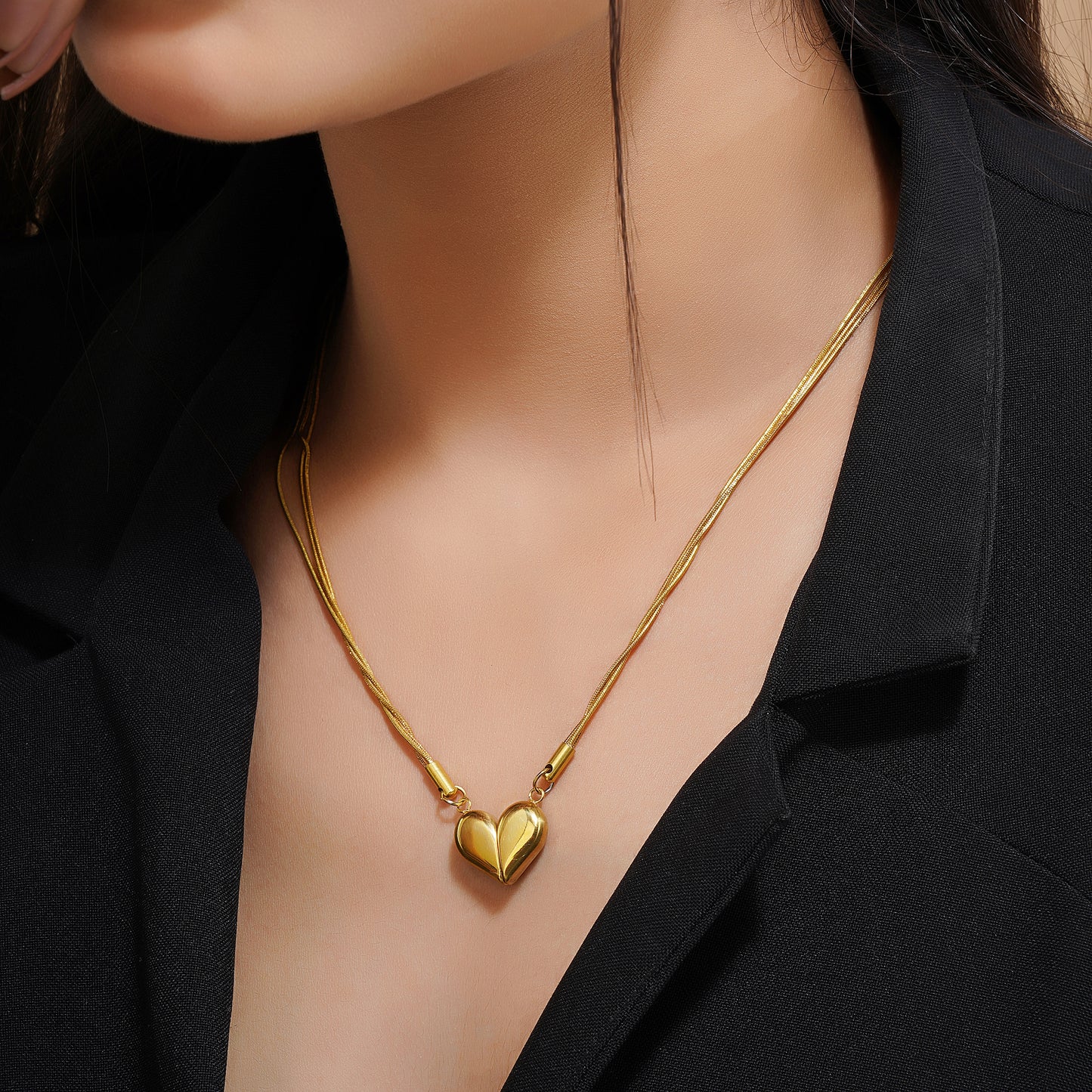 Twin Heart Necklace
