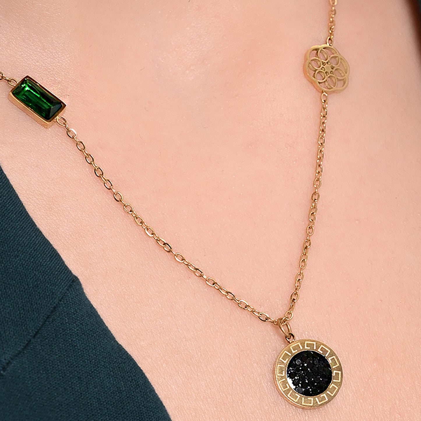 Verdant Onyx Necklace