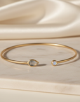 The Labradorite End Cuff Bracelet