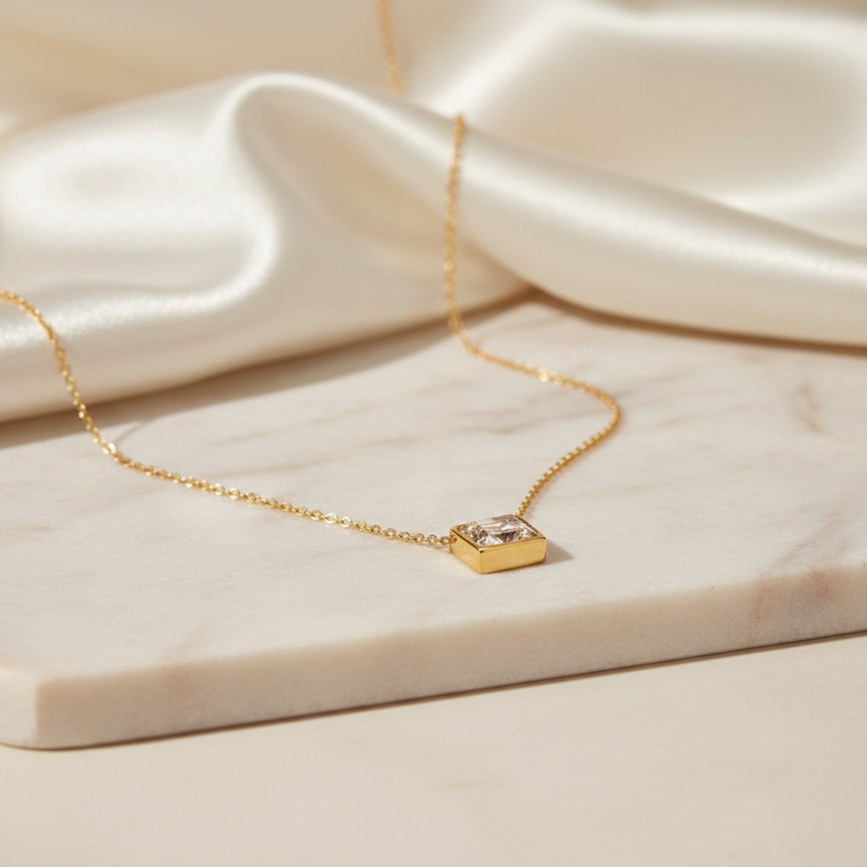 White Magic Stone Necklace