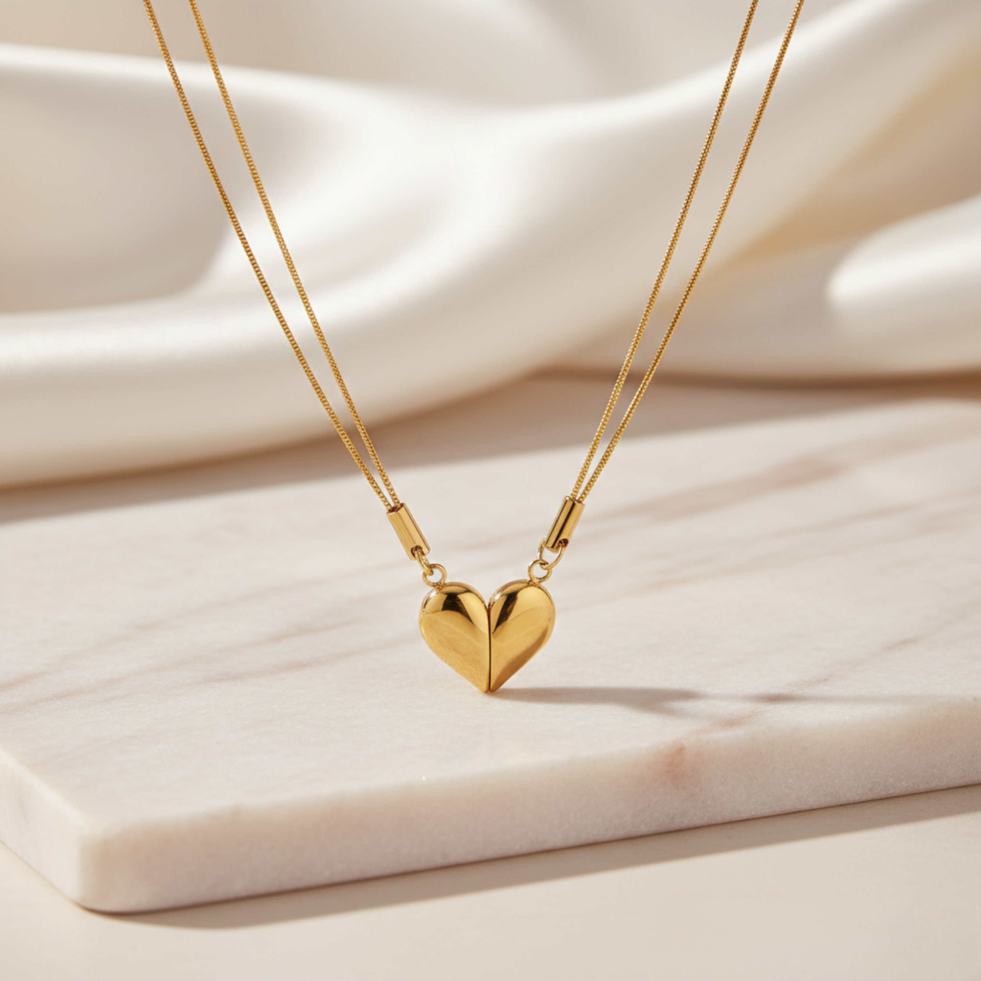 Twin Heart Necklace