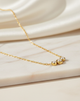 Tri-Stone Radiance Necklace