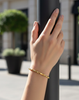 Twisted Gold Link Bracelet