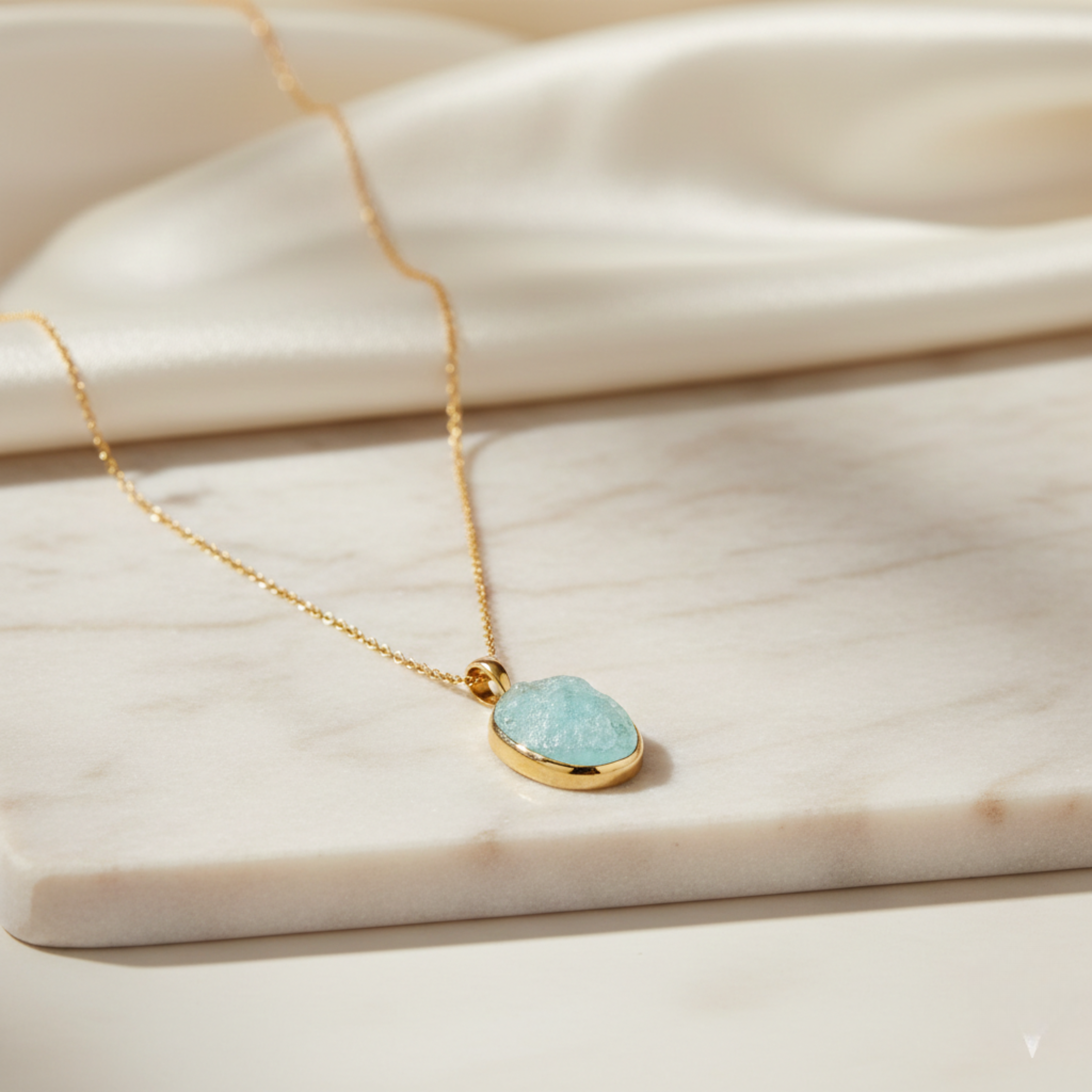 The Earth Stone Pendant Necklace