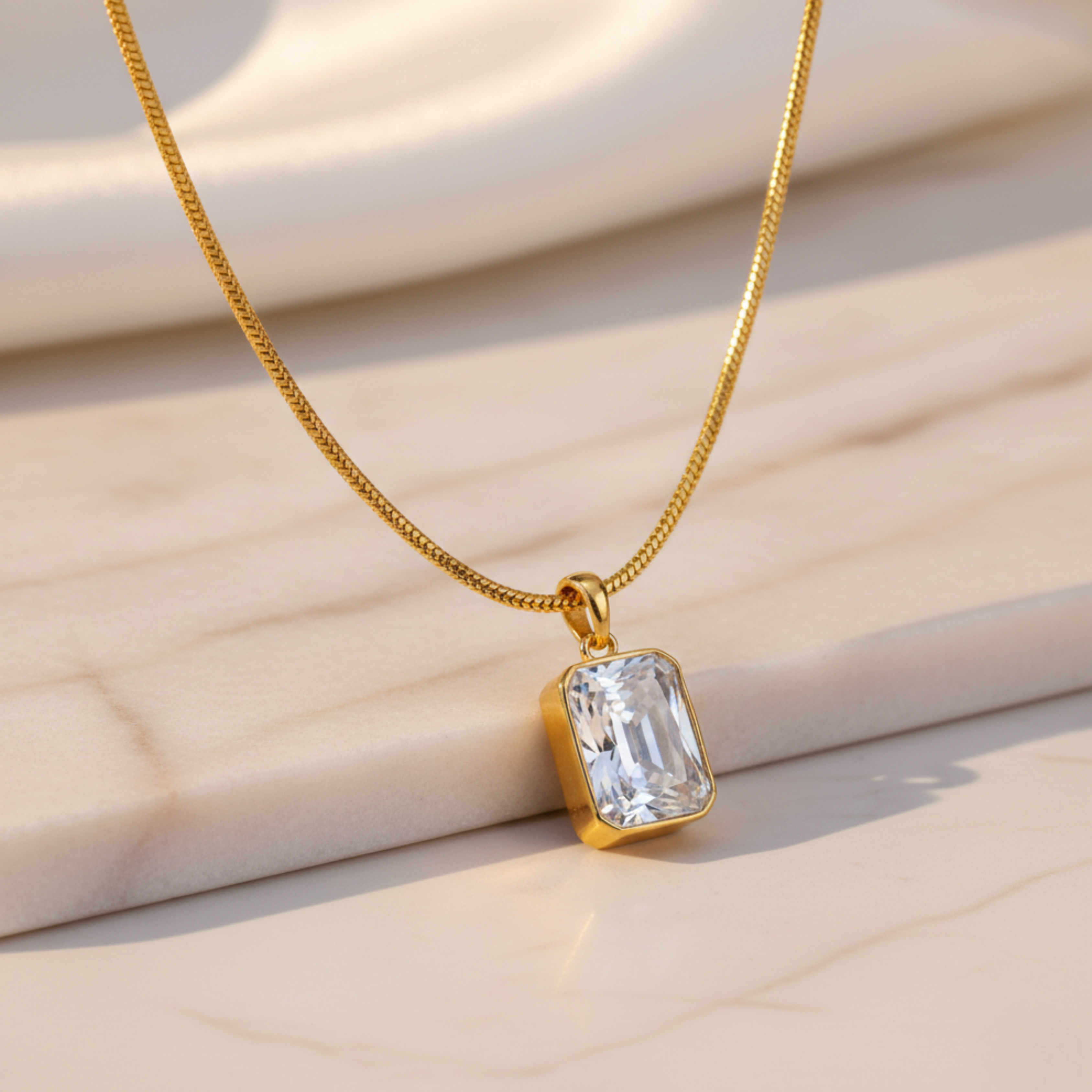 The Topaz Pendant Necklace