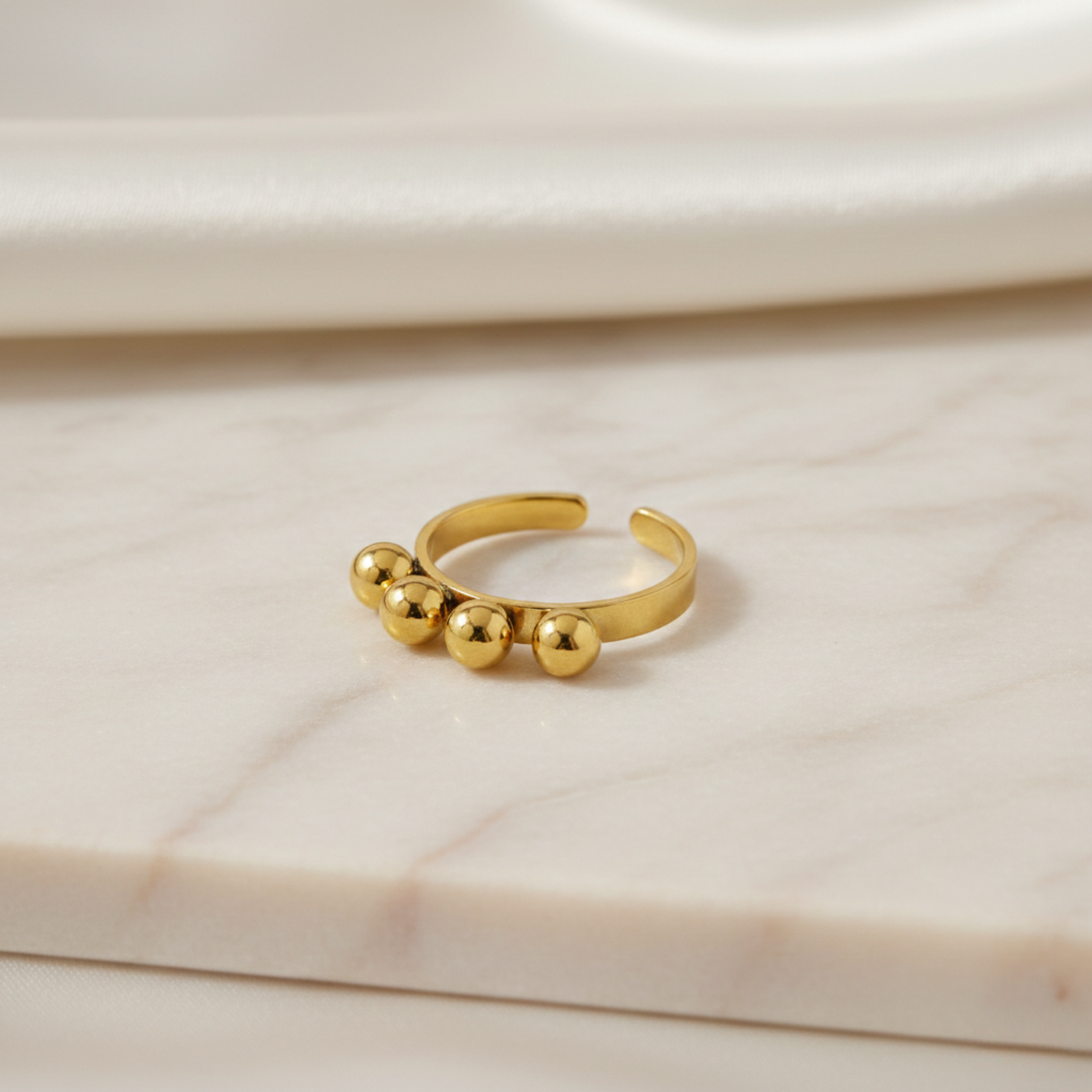 The Athena Onyx Band Ring