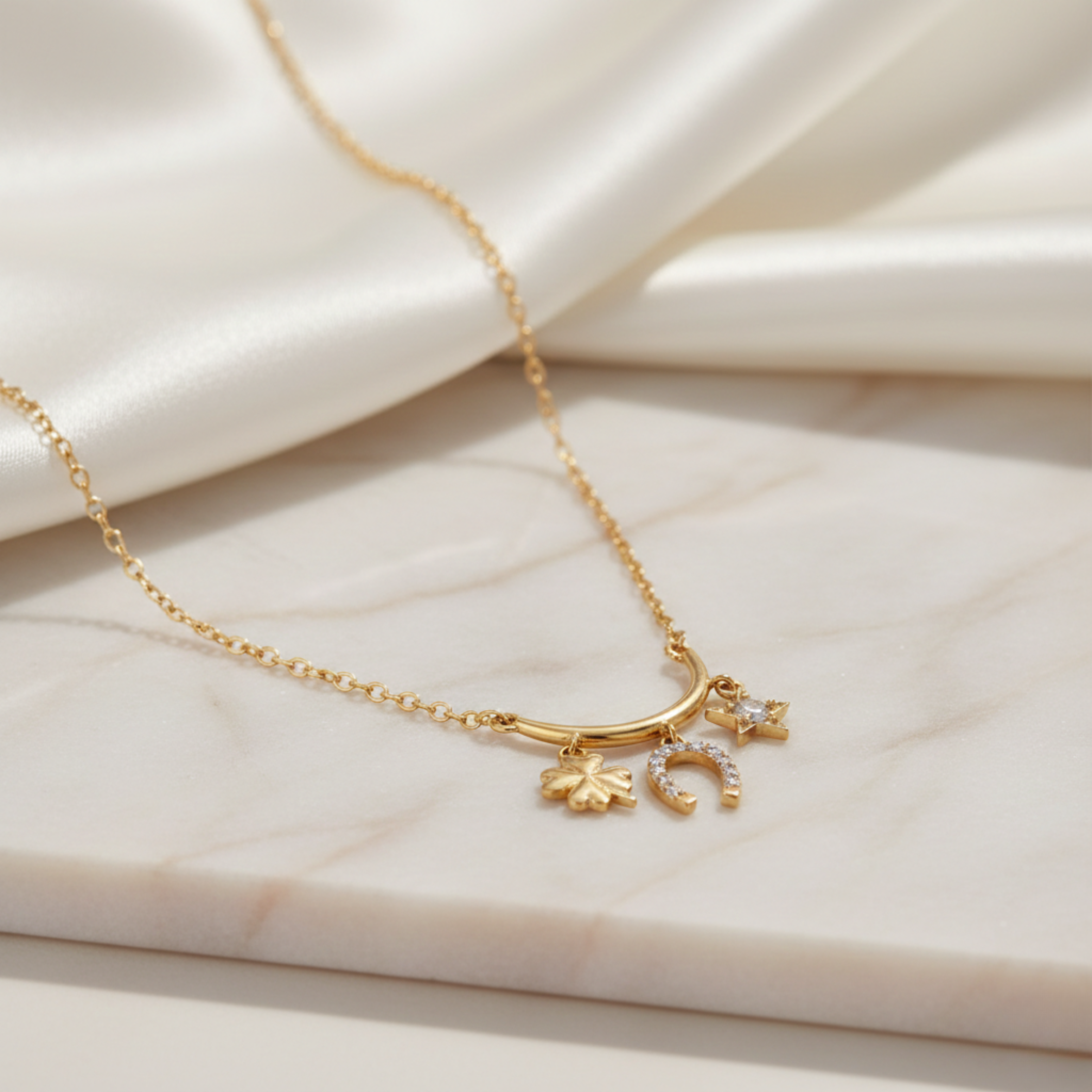 3 Charm Necklace